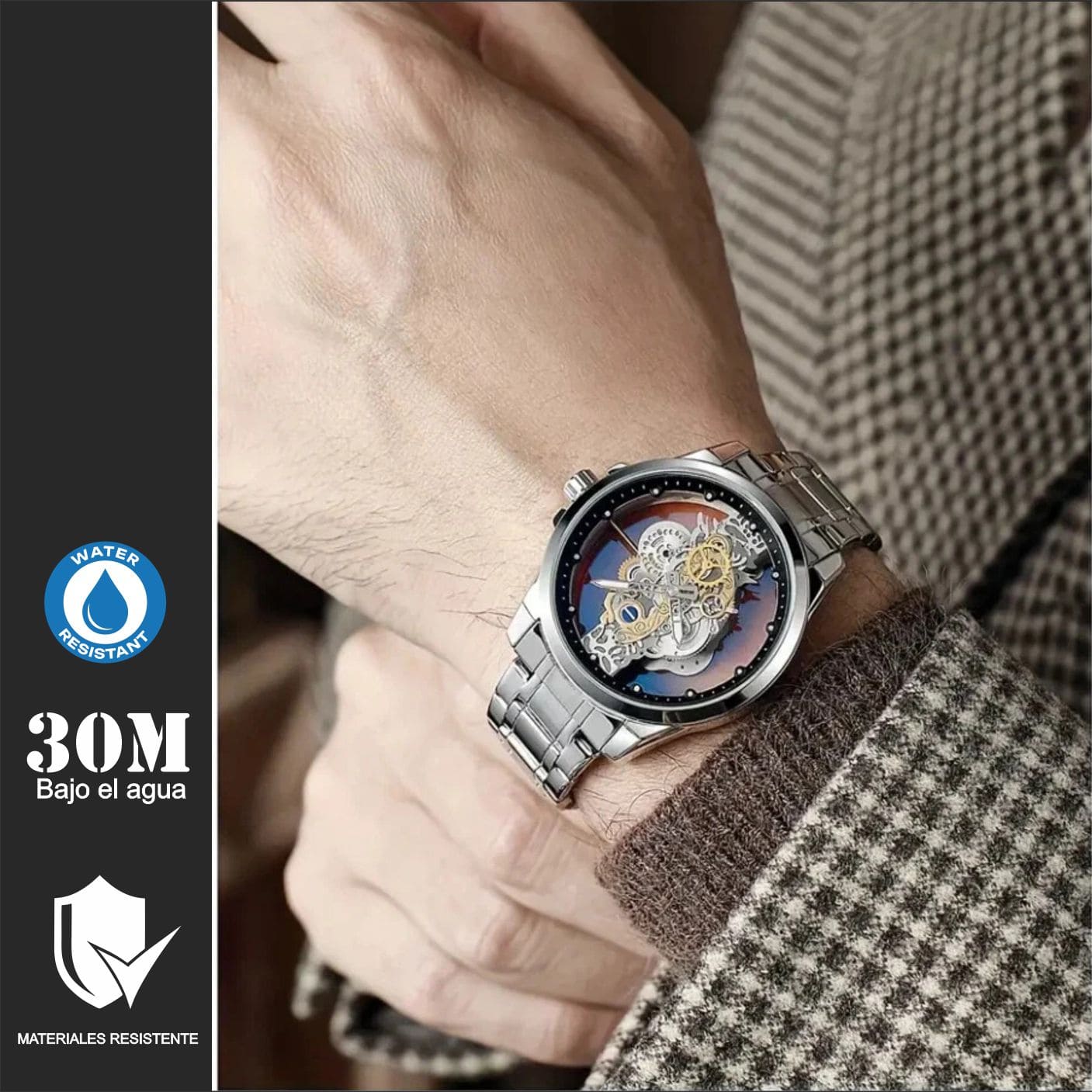 Reloj para Hombre CrystalTime Diseño Exclusivo y Moderno