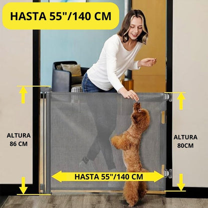 Puerta retractil