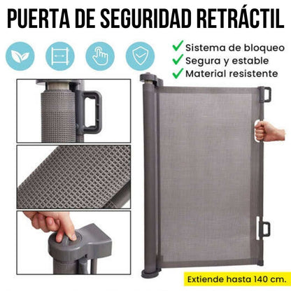 Puerta retractil